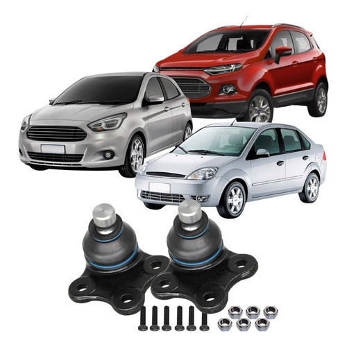 Par Pivô Bandeja Suspensão Original Nakata Ford Ecosport Fiesta Ka - Spare Parts and Accessories for Vehicles