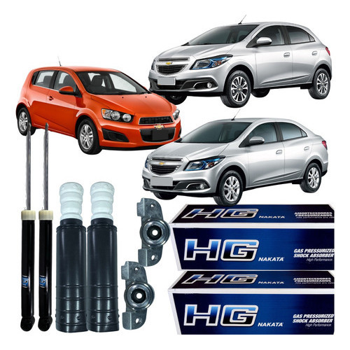 Par Amortecedor Traseiro Coxim Batente Gm Onix Prisma Sonic em Oferta na Shopee