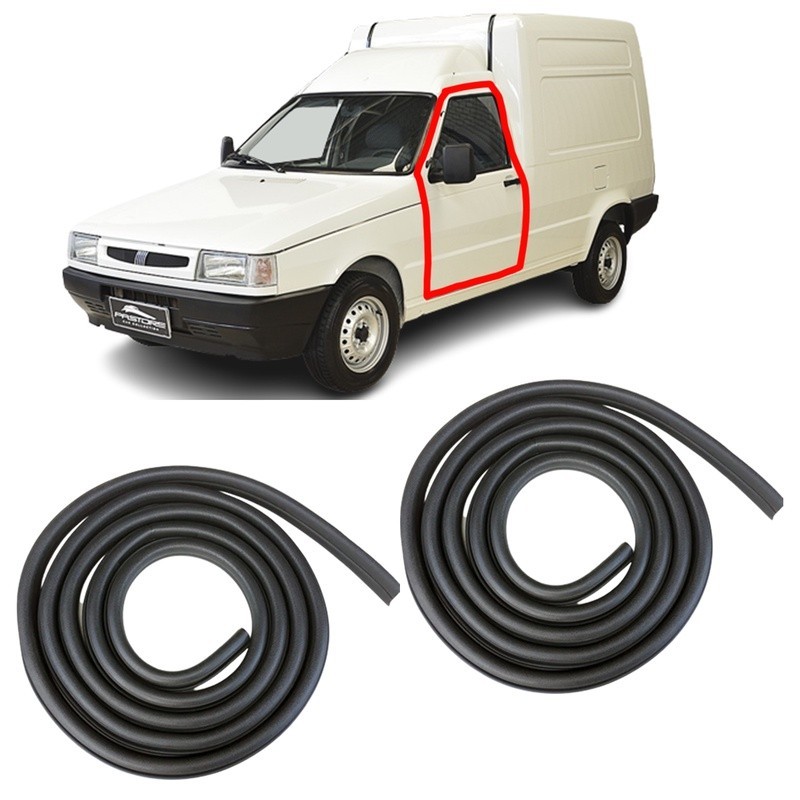 KIT 2 Borrachas Vedação Portas FIAT Fiorino 1994 1995 1996 em Oferta na Shopee