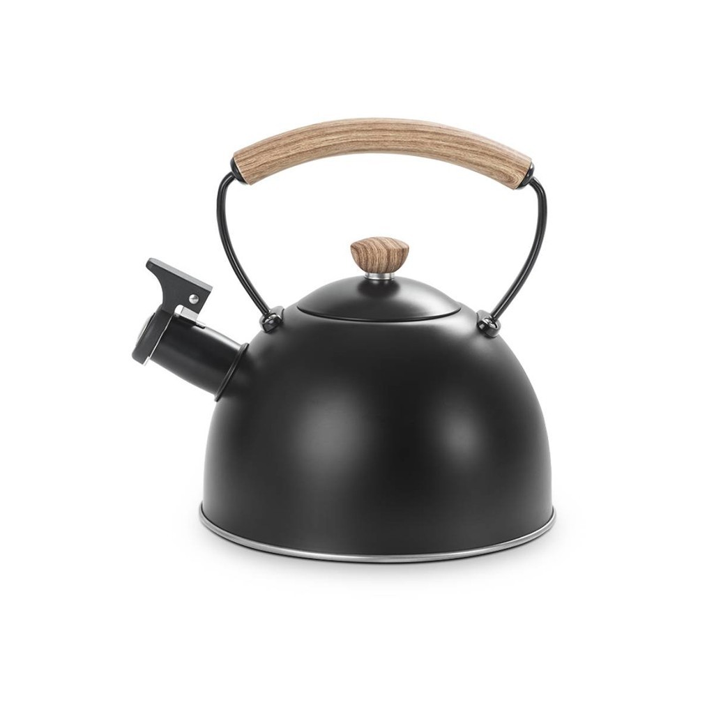 Chaleira Brinox com Apito 1,3L Roma Vintage Cor Preto em Oferta na Shopee