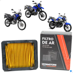 Filtro de Ar Vedamotors Yamaha YS 250 Fazer 16-17 XTZ 250 Lander Tenere 16+