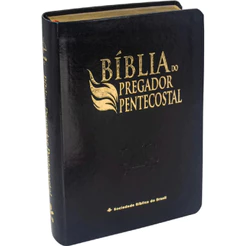 Bíblia do Pregador Pentecostal Média | ARC | Capa Luxo Preta