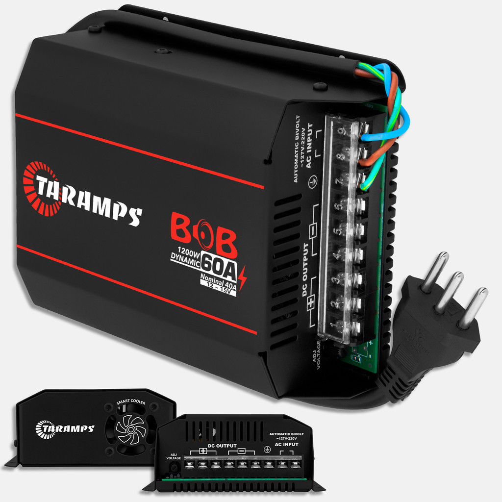 Fonte Bob 60 A Taramps Carregador Bateria Bivolt Automotiva em Oferta na Shopee