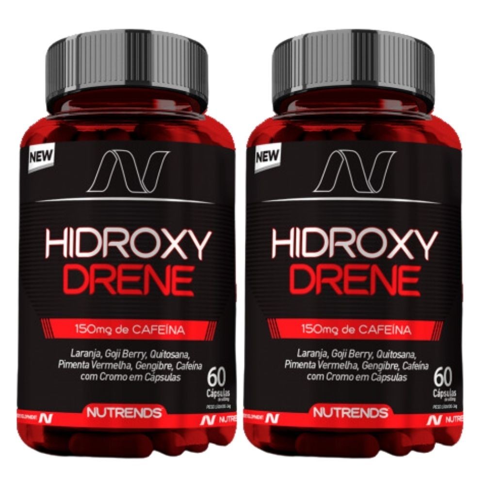 KIT 2X Hidroxy Drene (Termogênico) 60 cápsulas - Nutrends