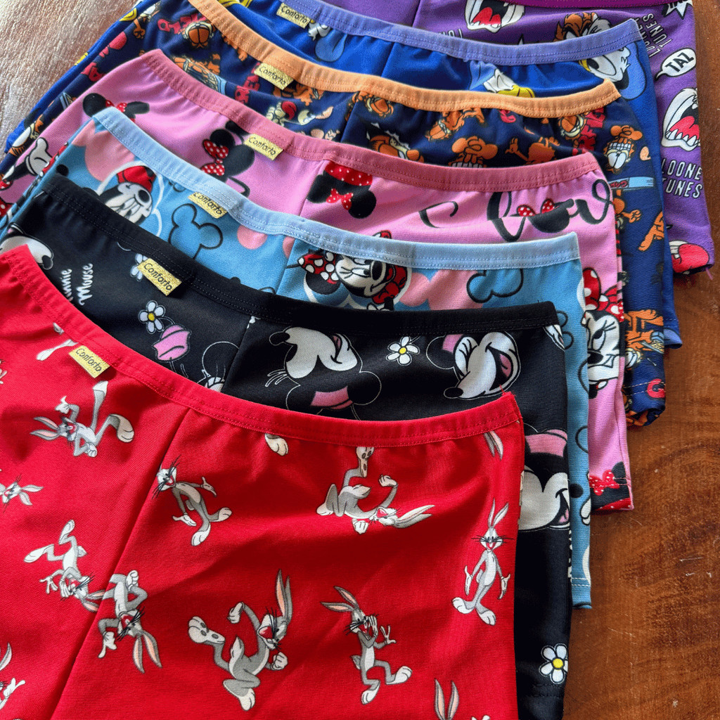 Kit Shortinho Estilo Cueca Conforto Não Marca na Roupa Ótimo Para Qualquer Ocasião