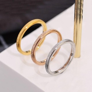 Aço Titânio Design De Luxo Leve Bracelete Simples Fosco Anel Minoritário Moda Exclusiva De Acessórios Gift em Oferta na Shopee