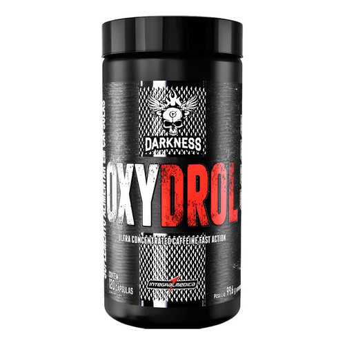 Cafeina Oxydrol 200mg 120 Capsulas Darkness