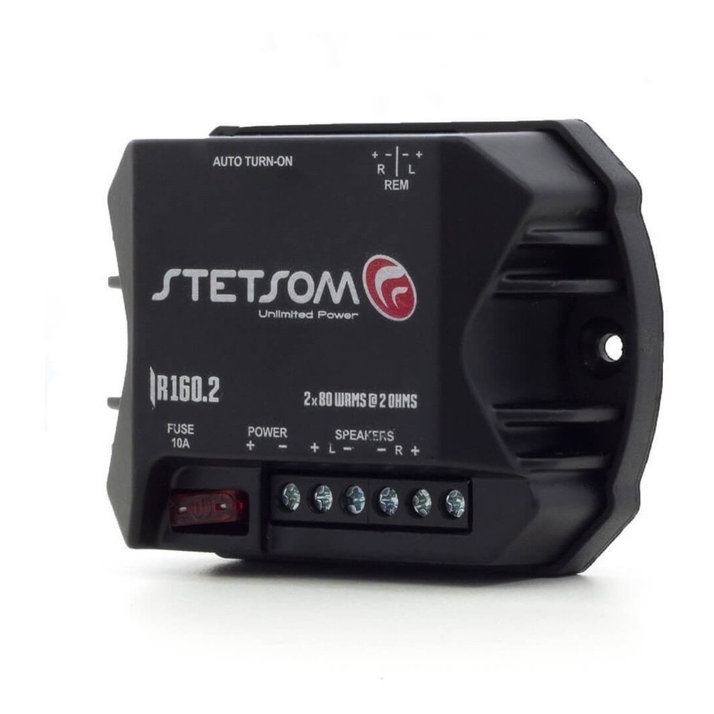 Módulo Amplificador Digital Stetsom Iron Line IR 160.2 Canais - 160 Watts RMS