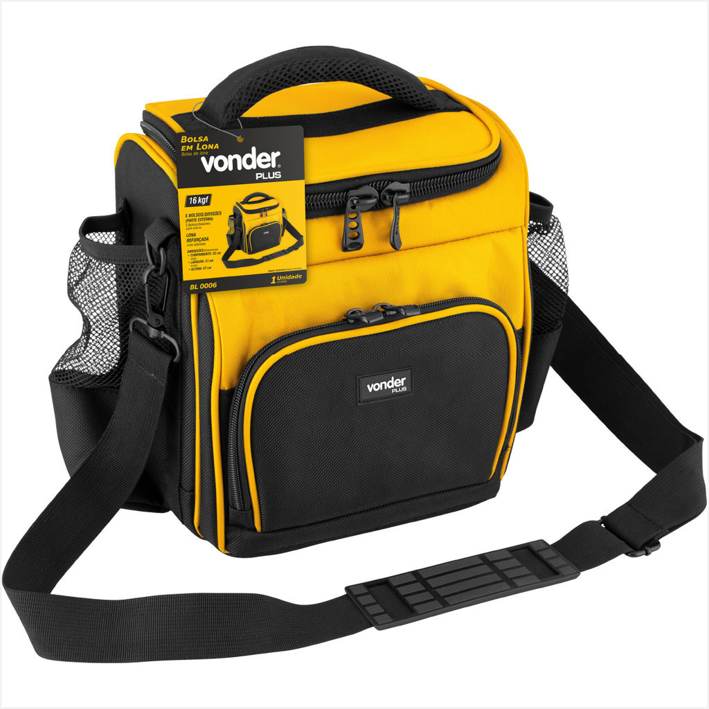 Bolsa em lona BL 0006 35 x 21 x 27 cm - Vonder Plus