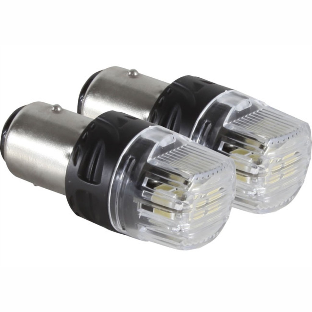 Par Lâmpada Led 2 Polos Branca 1157 16 Leds Shocklight 12V - SLL-121157-BC · foto 2
