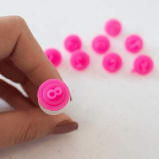 10 Peças de Carimbo Marcador Números - Mago em Oferta na Shopee