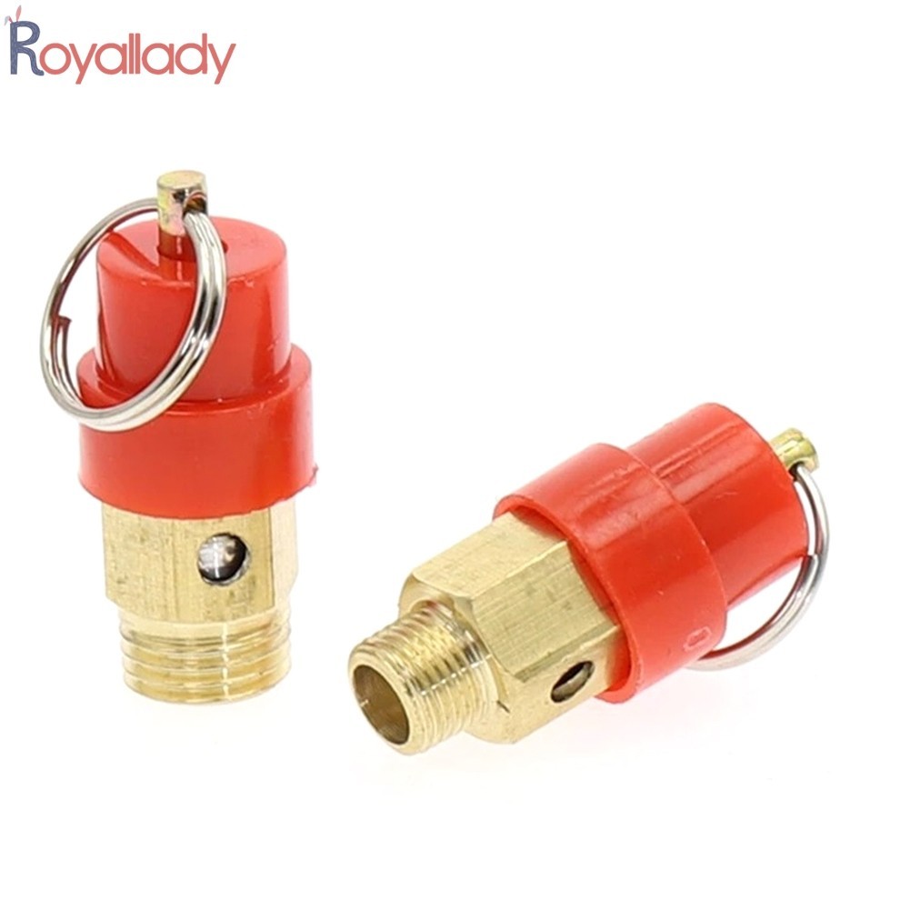 { 0617 ROYALLADY] Latão 1/4 " 1/8 " Para BSP 8kg Válvula De Alívio De Pressão Do Compressor De Ar De Segurança 120PSI