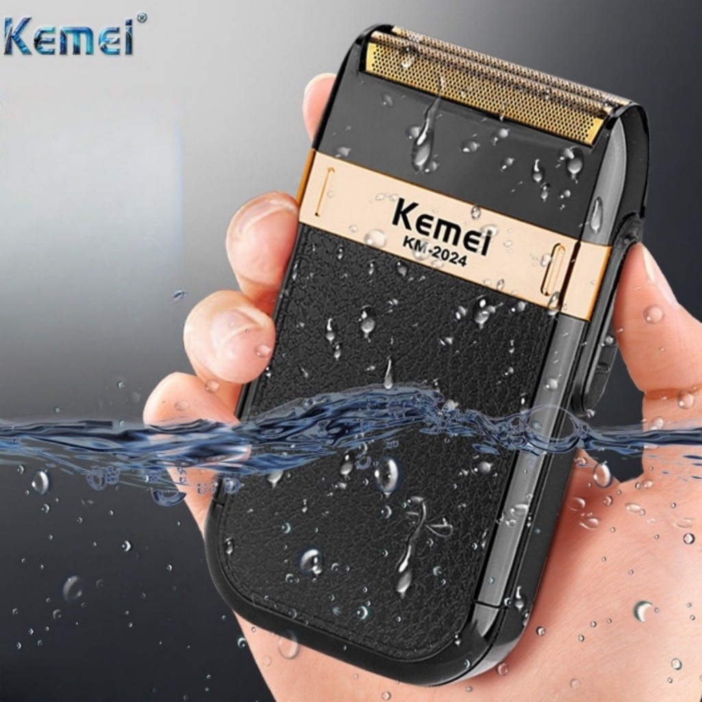 Maquina de barbear Barbeador elétrico sem fio recarregável Kemei Classic Shaver Km 2024 - Bivolt em Oferta na Shopee