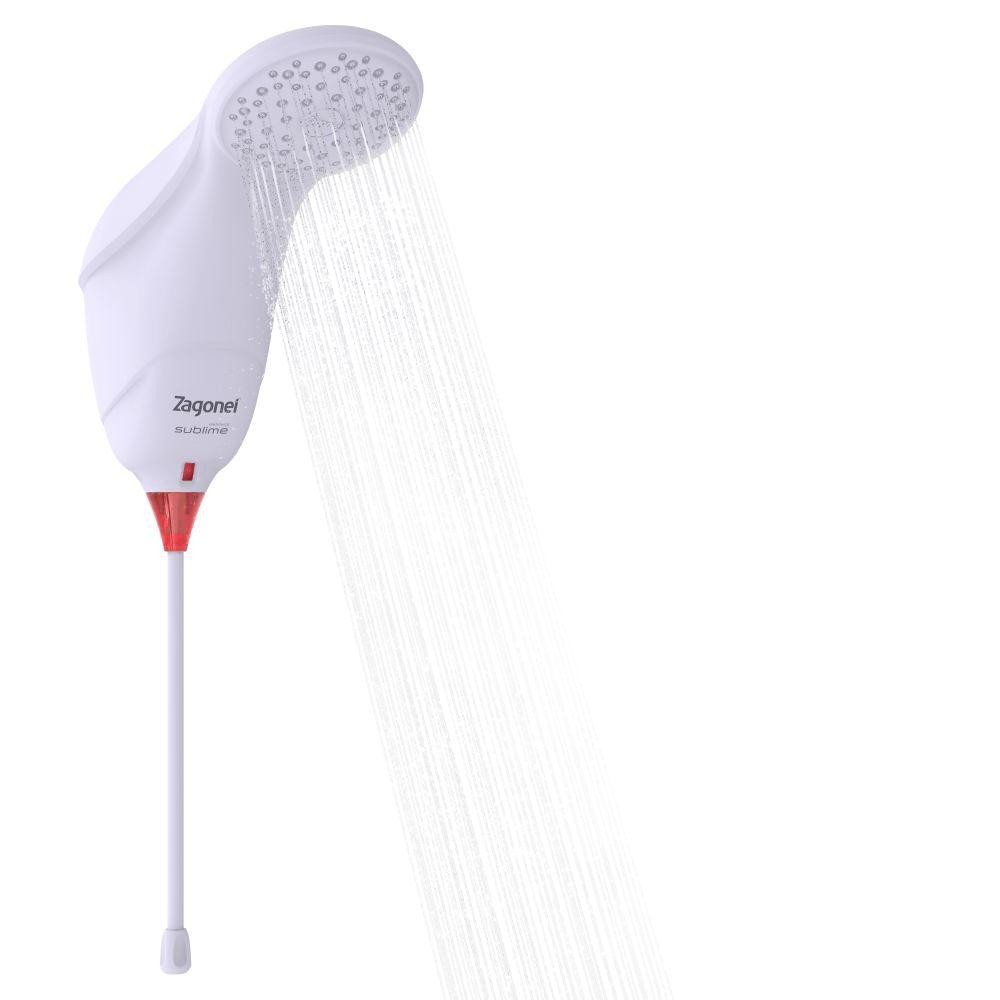 Ducha Eletrônica Sublime Zagonel Branco - 220V em Oferta na Shopee