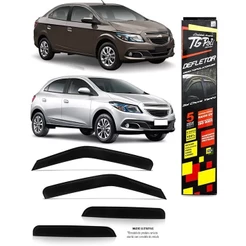Calha Chuva Defletor TG Poli Chevrolet Onix/ Prisma 2012 á 2019 Joy 2020 2021 - 4 Portas