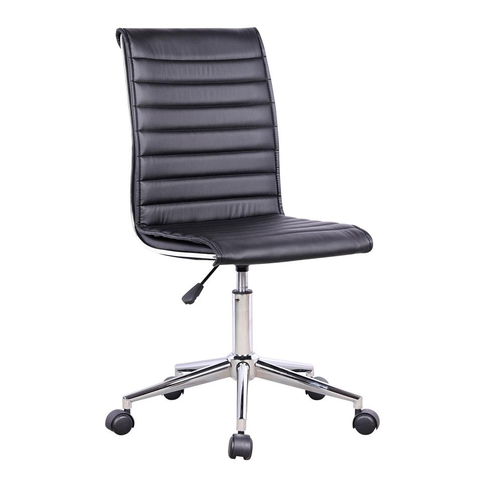 Cadeira de Escritório Secretária Giratória Marilyn Preta em Oferta na Shopee