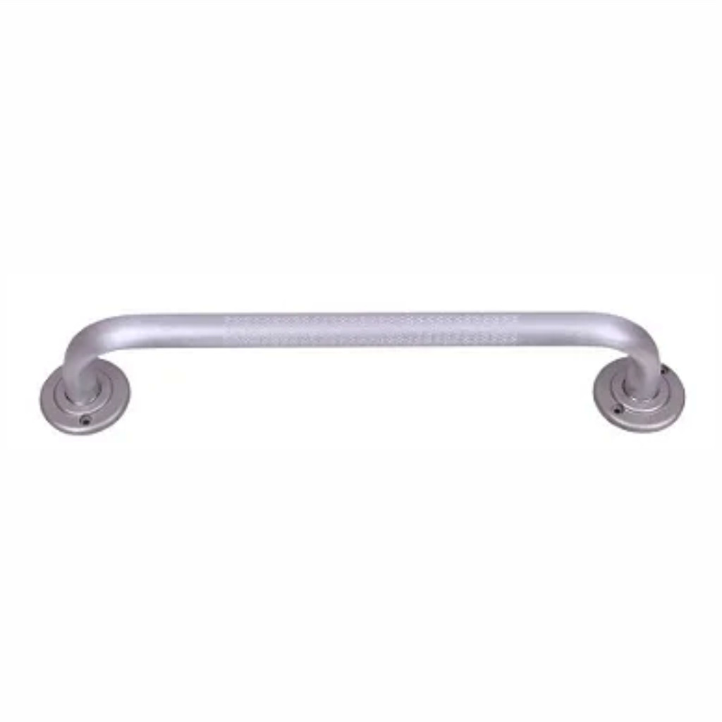 Barra Alça De Apoio Horizontal Recartilha 60cm Banheiro Box Idoso  Inox Antiderrapante Sequencial