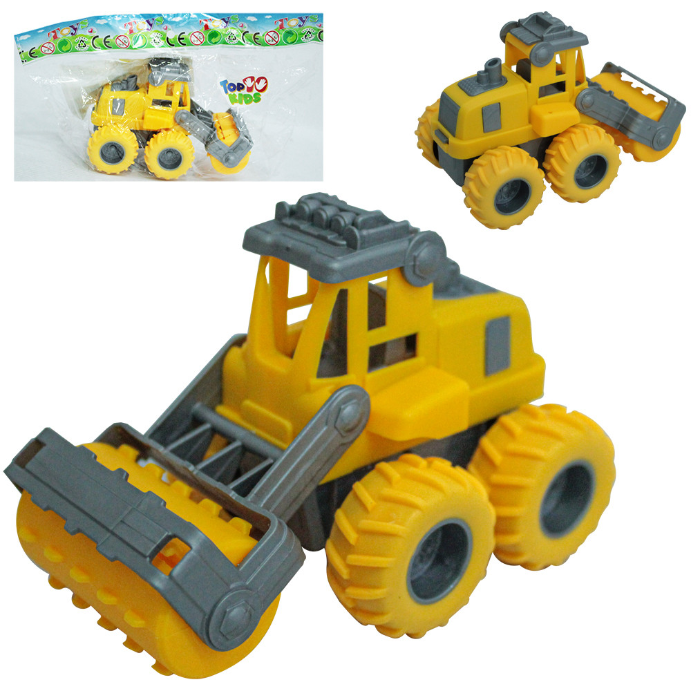 TRATOR ROLO A FRICCAO TOP KIDS BRINQUEDO CARRINHO REBOQUE CONSTRUÇÃO