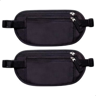 Kit 2 Pochete Doleira Antifurto Bolsa Cintura Esporte Corrida Academia Viagem Celular Documentos em Oferta na Shopee