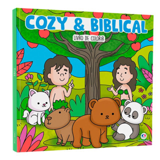 Cozy & Biblical | Livro de Colorir em Oferta na Shopee