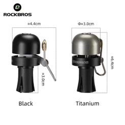 ROCKBROS Estrada Guiador Bloco Sino Curva Da Bicicleta Plug Chifre Aviso Equitação Commuter Acessórios