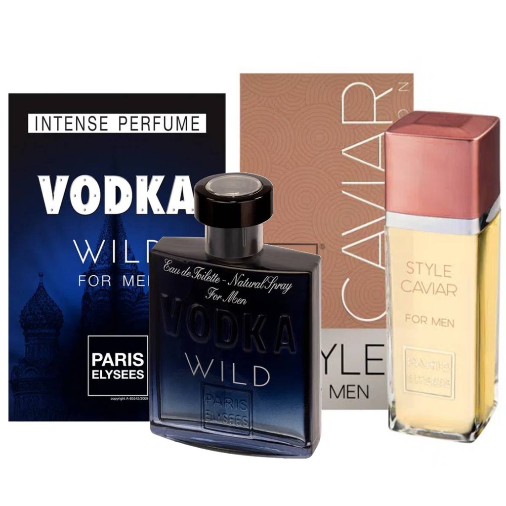 Kit Style Caviar e Vodka Wild - Paris Elysees