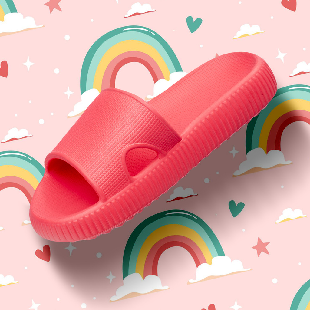 Chinelo Slide Nuvem Sandália Infantil Confort Leve Macio Em EVA Para Crianças 25 ao 32