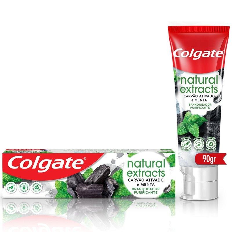 Gel Dental Colgate Natural Extracts Purificante 90g em Oferta na Shopee