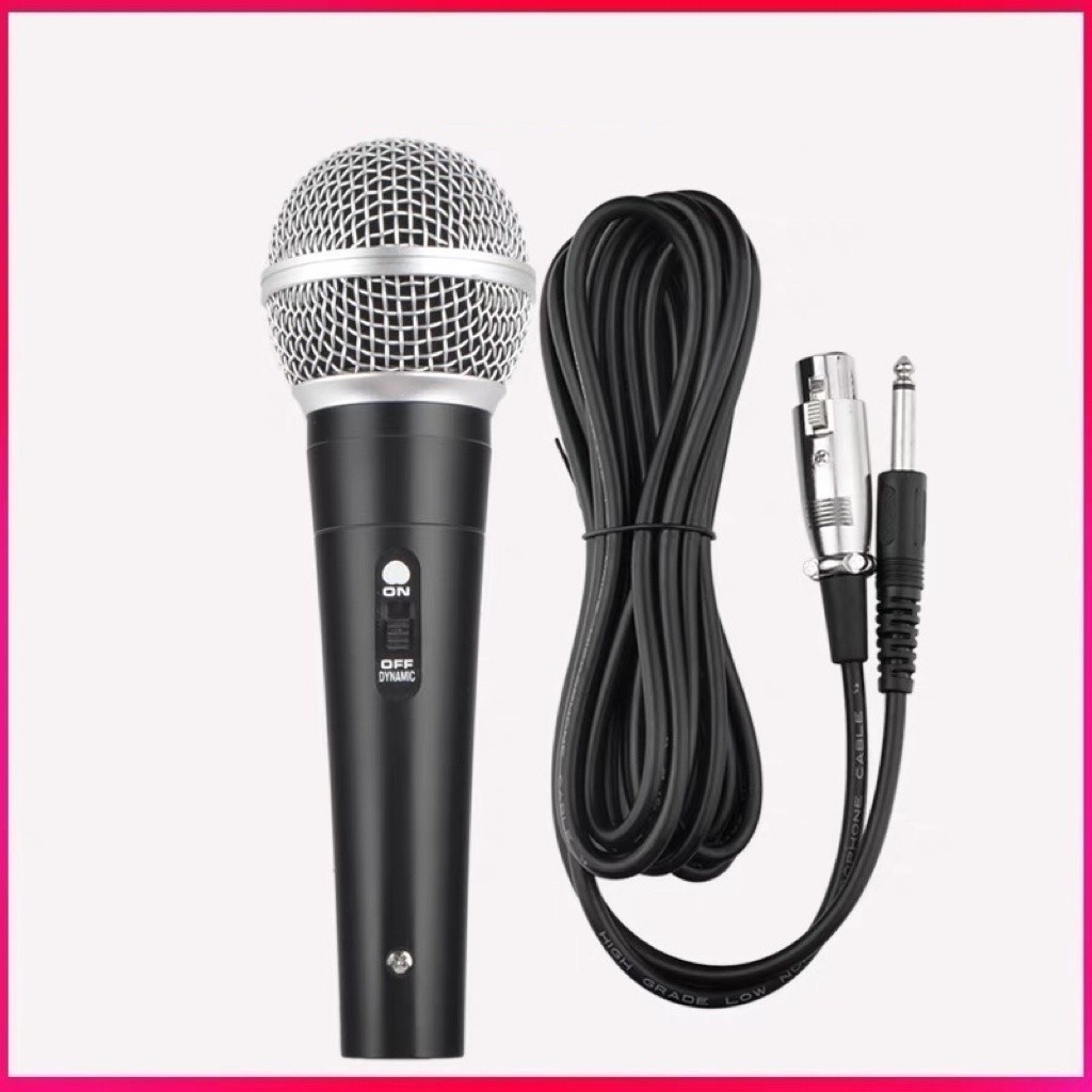 Microfone Profissional M58 cardióide com Cabo P10 3M