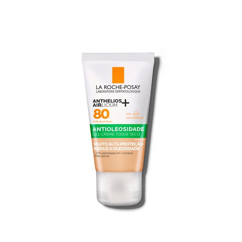 Protetor Solar Facial La Roche-Posay Anthelios Airlicium Antioleosidade FPS80 Cor 2.0 40g