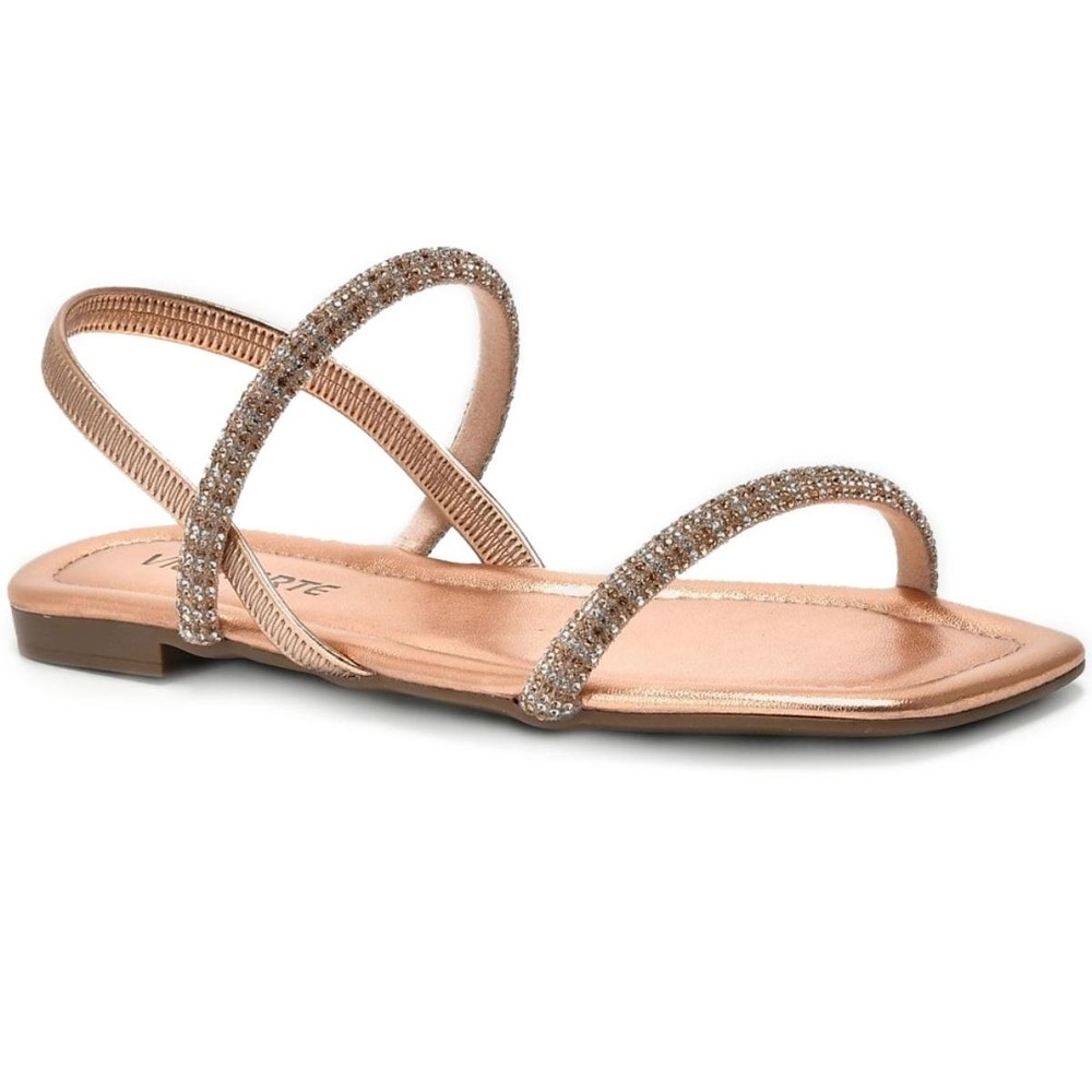 Rasteira Via Marte Strass Feminina em Oferta na Shopee