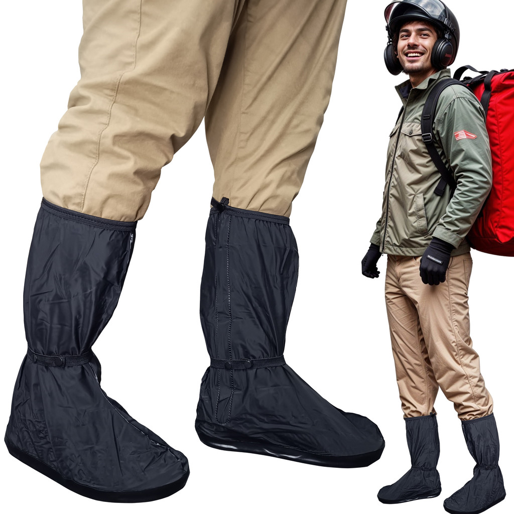 Capa Protetora Chuva Impermeável Para Calçado Tênis Bota Motoboy Motoqueiro Moto