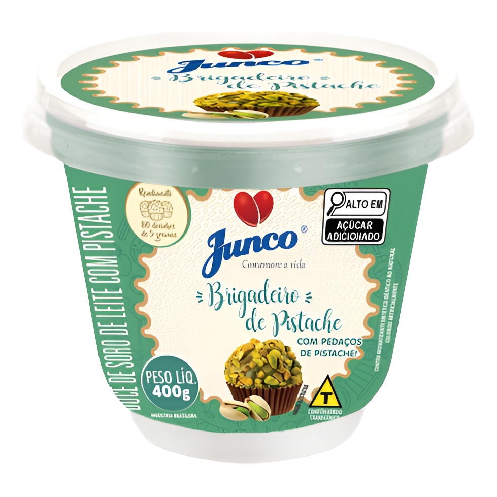 Brigadeiro Doce Sabor Pistache 400g Junco Pronto Docinho Festa