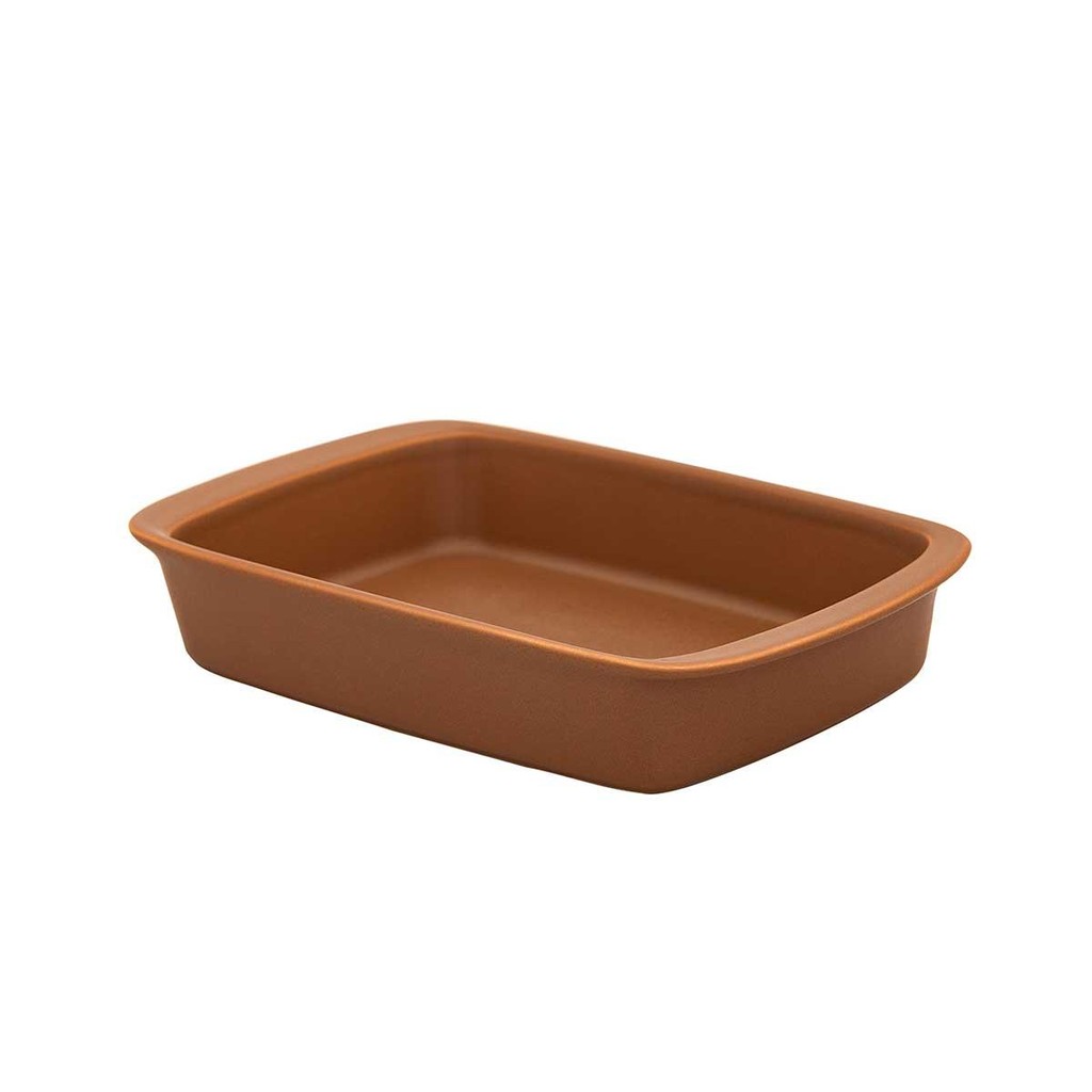Travessa Refratária Tango Média 34x21x6,5 Cm Oxford Marrom em Oferta na Shopee