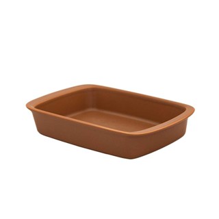 Travessa Refratária Tango Média 34x21x6,5 Cm Oxford Marrom em Oferta na Shopee