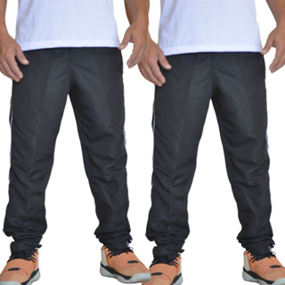 Combo 2 Calças Masculinas Tactel Fitness Academia 3 Bolsos em Oferta na Shopee