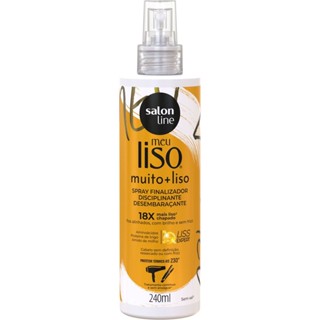 Spray Meu Liso Salon Line Protetor Térmico Muito+Liso 240ml em Oferta na Shopee