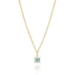 Gargantilha Rommanel Folheado Ouro Zirconia Solitário 532401 em Oferta na Shopee