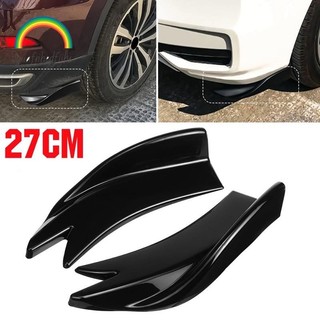 27cm Canards Spoiler Traseiro Fins Difusores Anti-Crash Difusor De Lábio Protetor De Ângulo De Envolvimento Universal