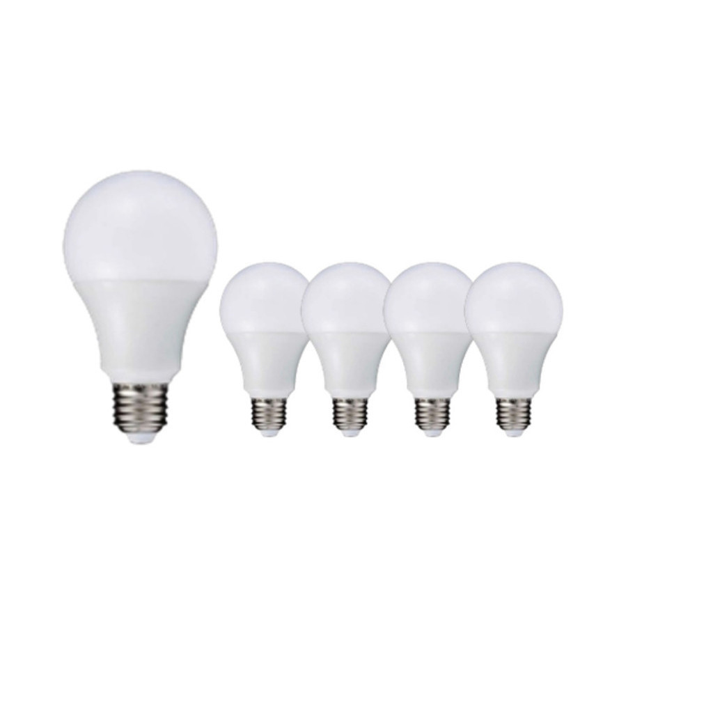 Kit 5un Lampada Bulbo Led 15w A60 4000k 6500k BIVOLT E27 em Oferta na Shopee