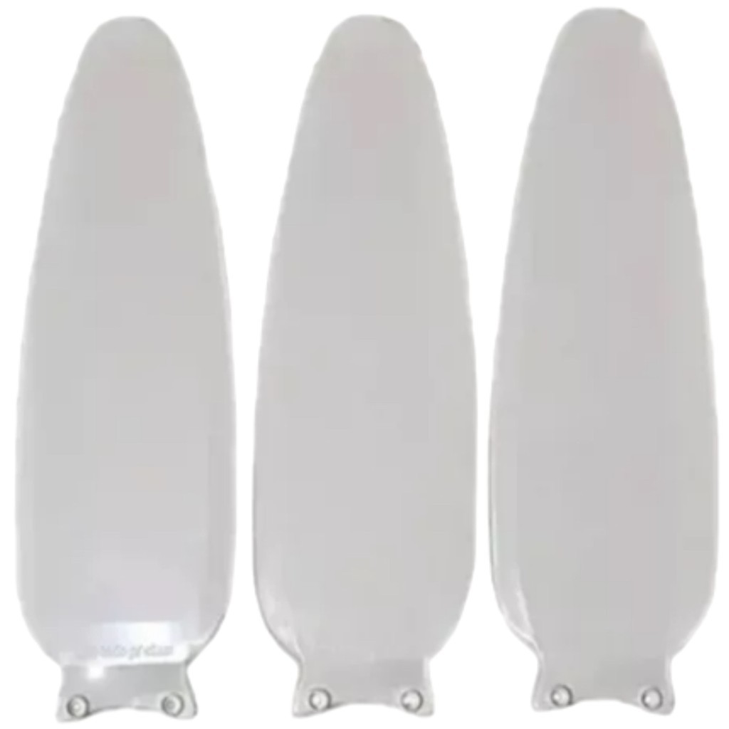 Hélice Compatível para Ventilador de Teto Ventisol Wind Mx-130 - Branca C/ 3 Unidades
