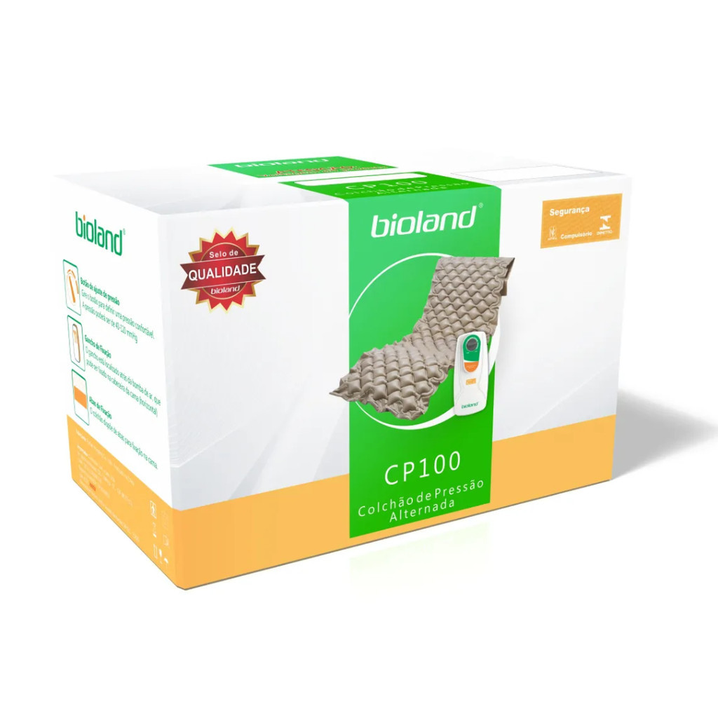Colchão Pneumático Hospitalar Bioland Cp100 110V Anti Escaras Pressão Alternada - Home & Living
