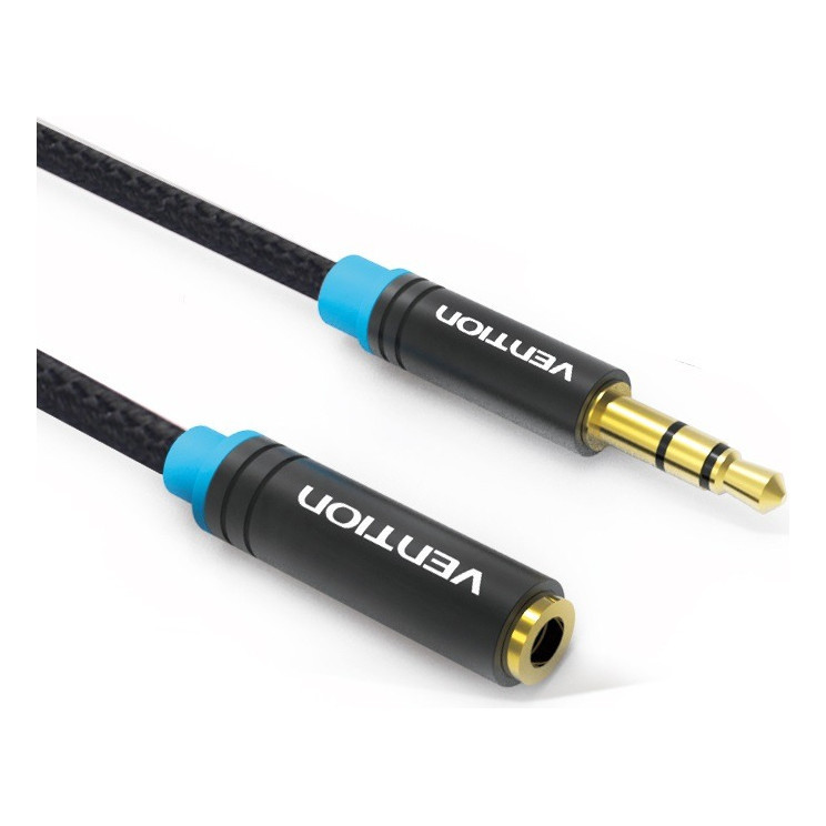 Cabo Extensão Audio Estéreo P2 Fone 3.5mm 2m Vention Vab-b06