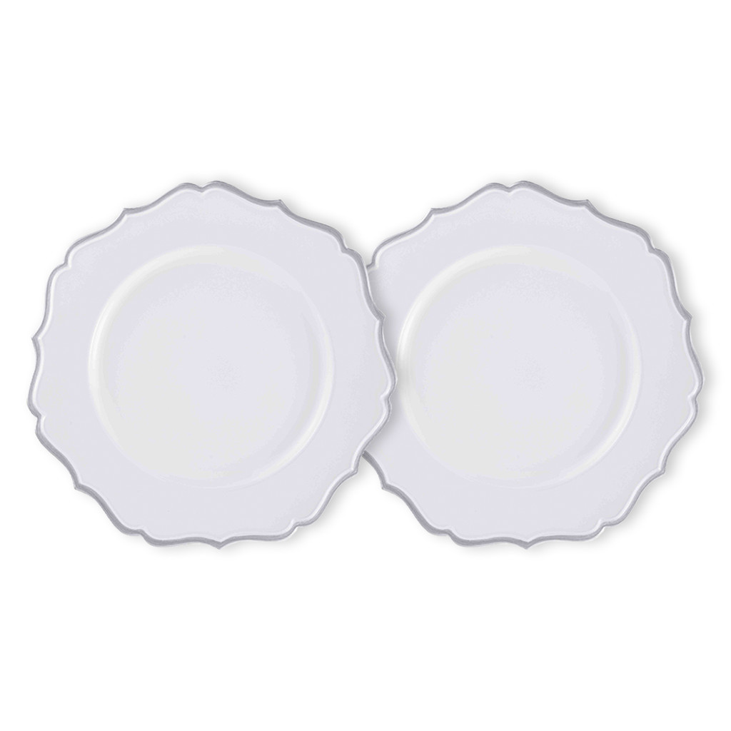 Sousplat Branco com Prata: Onde Comprar | BuscaProdutos