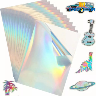Adesivo De Vinil Impresso Holográfico Para Jato De Tinta A Prova D'água A4 20 Folhas Mecolour em Oferta na Shopee