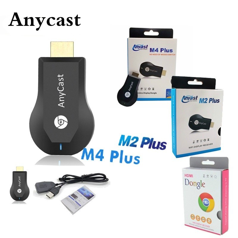 Receptor Anycast Dongle M2 M4 M9 Plus smartphone Hdmi Tv 1080p Projetor Iphone Chromecast