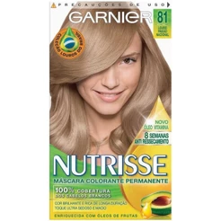 Tintura Creme Garnier Nutrisse 81 Louro Paixao Nacional