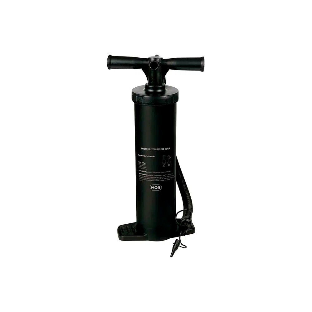 Inflador Manual Dupla Ação Maximum - Mor