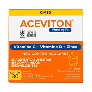 Aceviton Tripla Ação c/ 30 cpr Efervescente em Oferta na Shopee