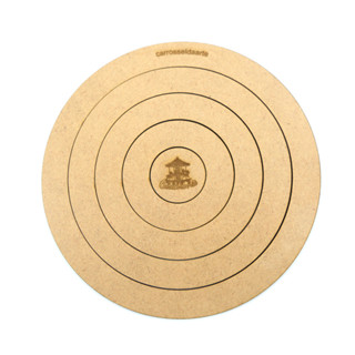 Gabarito Circulo MDF G011 em Oferta na Shopee